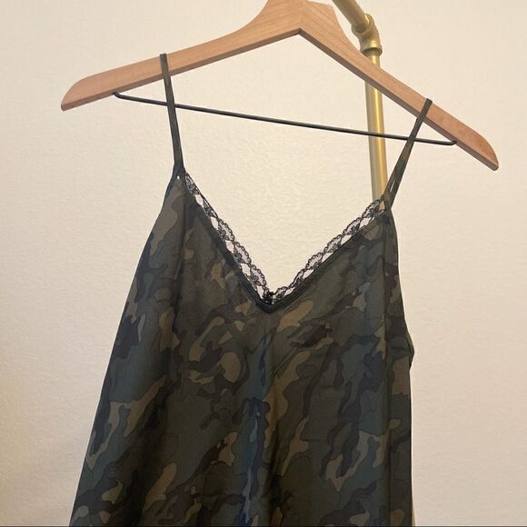 Wild Fable Camo Black Lace Midi Maxi Sip Dress NWT - Picture 5 of 8